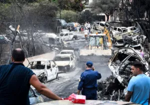Πυρκαγιά σε Μάτι 