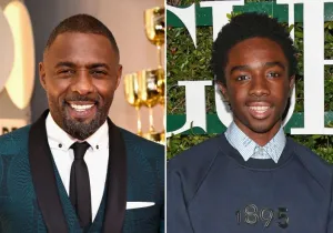 Idris Elba και Caleb McLaughlin 