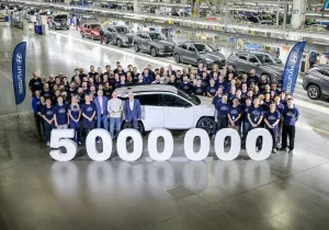 Η Hyundai παρήγαγε το υπ’ αριθμόν 5.000.000 όχημα στο εργοστάσιο της Τσεχίας